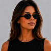 Óculos de sol feminino gfmclub milano uv400 preto
