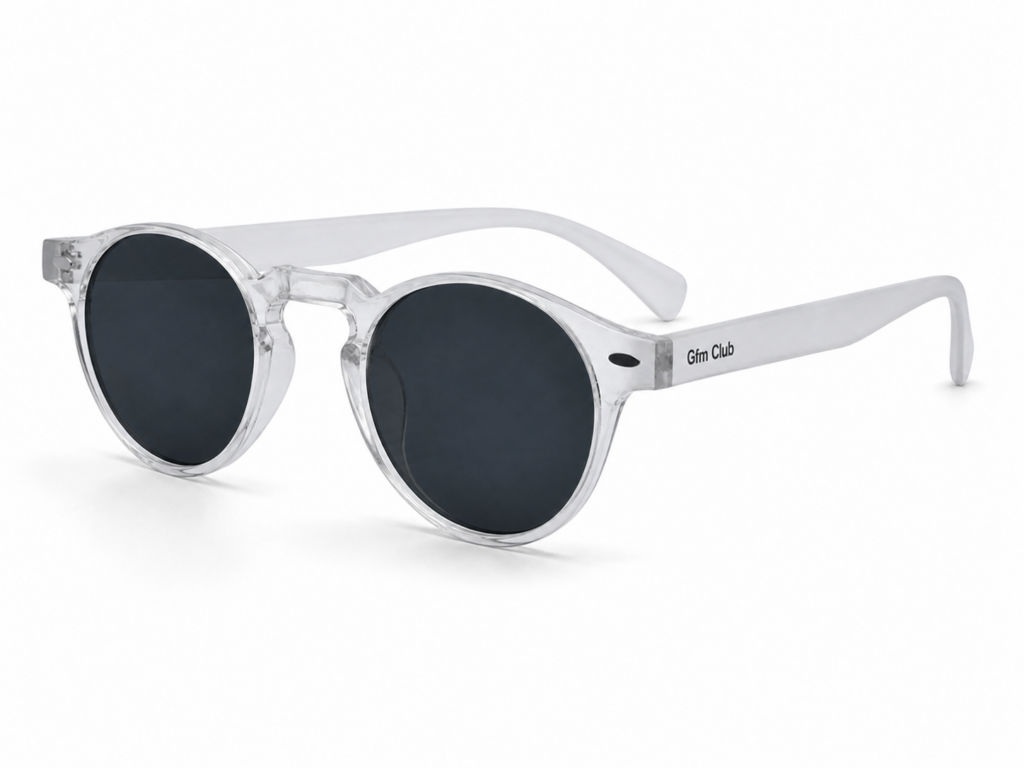 Óculos de sol ibiza gfmclub – proteção uv400 premium transparente