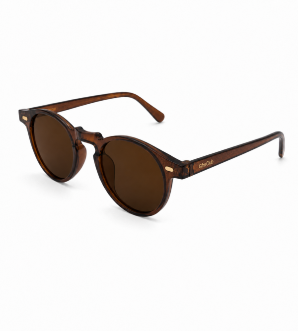Óculos de sol ibiza gfmclub – proteção uv400 premium marrom