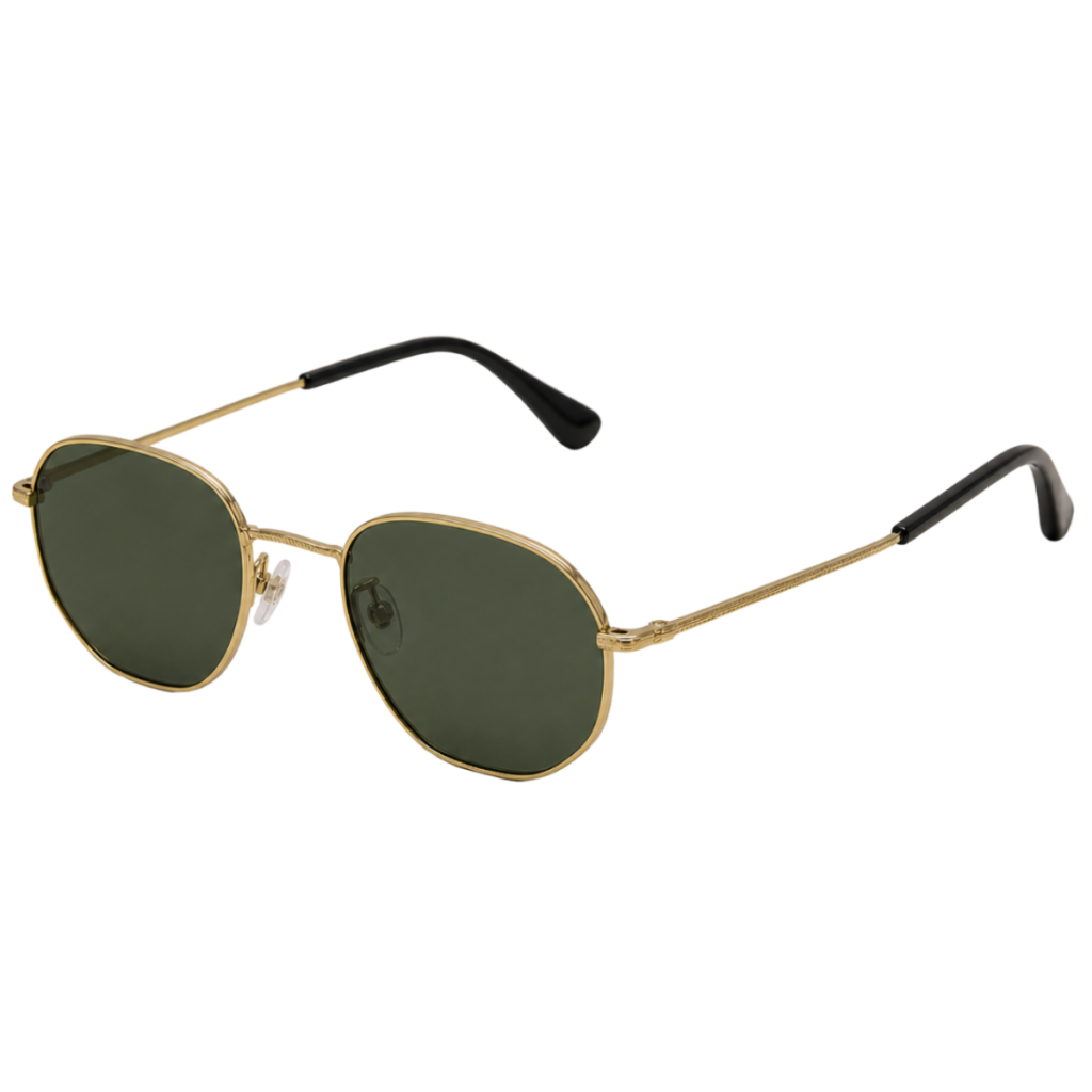 Óculos de sol masculino/feminino gfm club monaco – polarizado uv400 verde claro