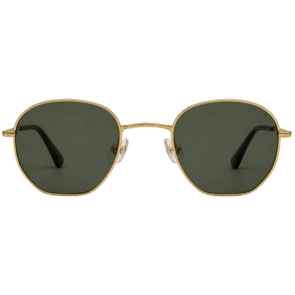 Óculos de sol masculino/feminino gfm club monaco – polarizado uv400 verde claro