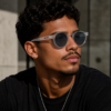 Óculos de sol ibiza gfmclub – proteção uv400 premium transparente
