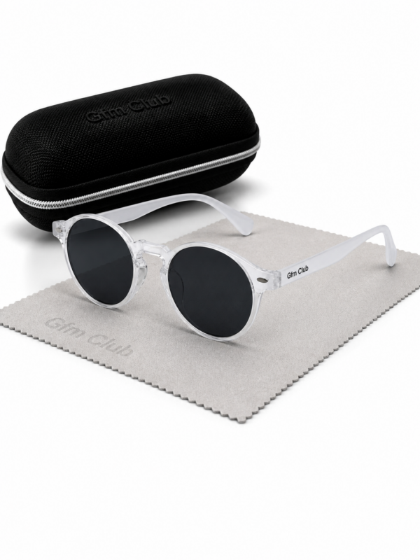 Óculos de sol ibiza gfmclub – proteção uv400 premium transparente