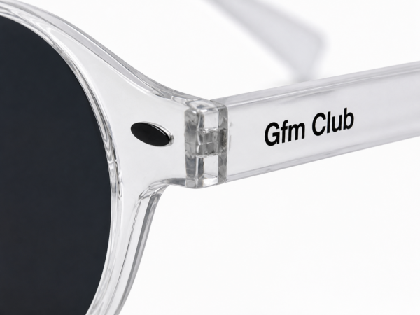 Óculos de sol ibiza gfmclub – proteção uv400 premium transparente