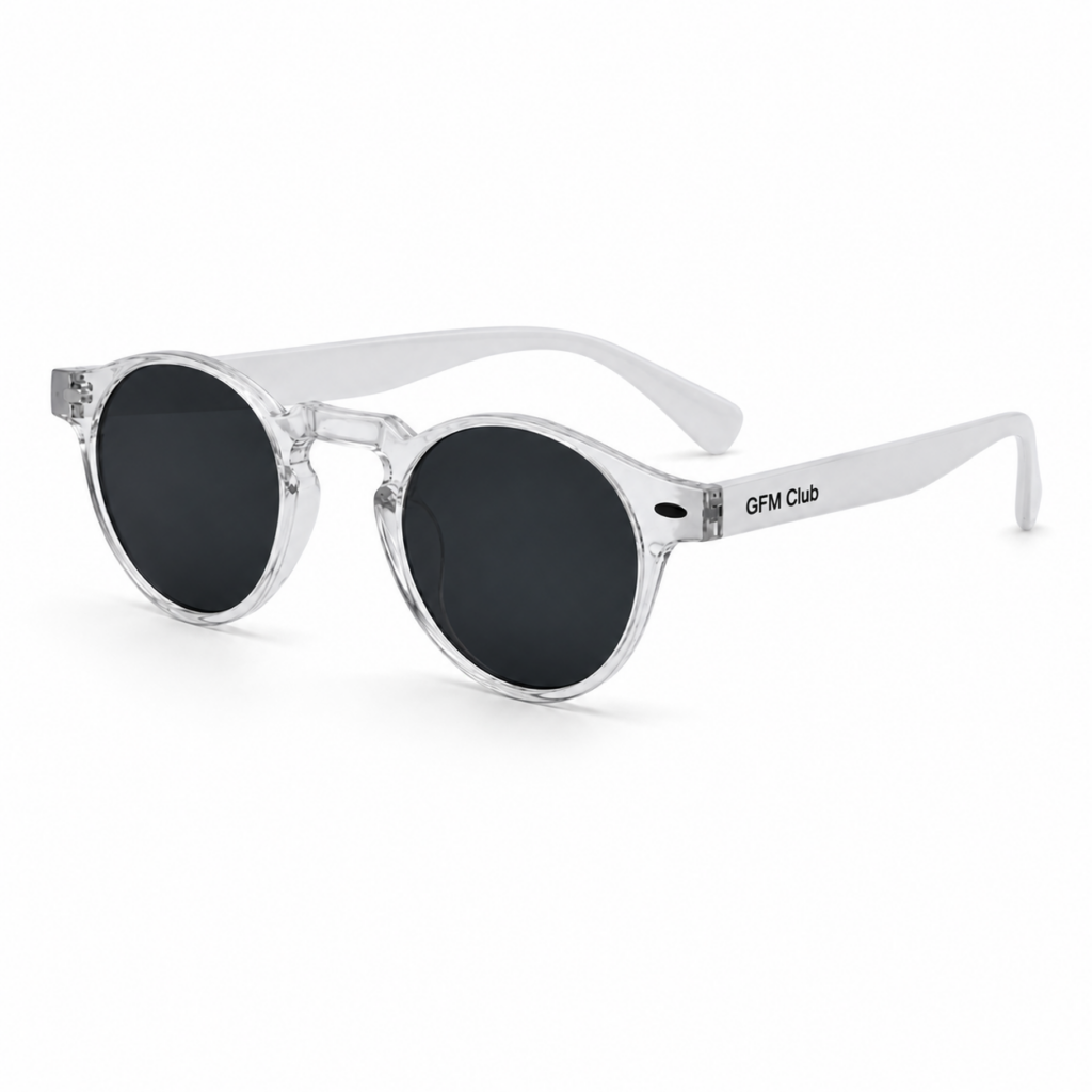 Óculos de sol ibiza gfmclub – proteção uv400 premium transparente