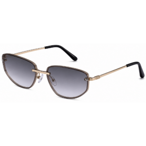 Óculos de sol feminino gfmclub aura uv400 preto degradê