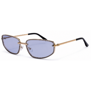 Óculos de sol feminino gfmclub aura uv400 azul