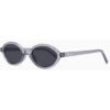 Óculos de sol feminino gfm club firenze preto translucido
