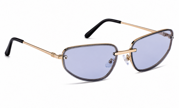 Óculos de sol feminino gfmclub aura uv400 azul