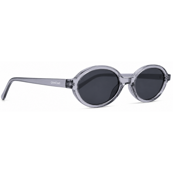 Óculos de sol feminino gfm club firenze preto translucido