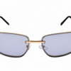 Óculos de sol feminino gfmclub aura uv400 azul