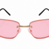 Óculos de sol feminino gfmclub aura uv400 rosa
