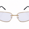 Óculos de sol feminino gfmclub aura uv400 transparente