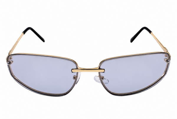 Óculos de sol feminino gfmclub aura uv400 azul