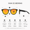 Óculos de sol titan gfmclub polarizado amarelo